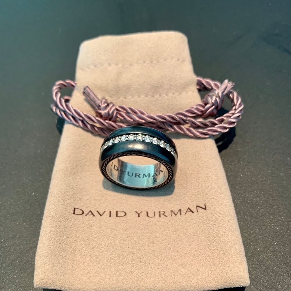 David Yurman - Pave Band - Black Titanium